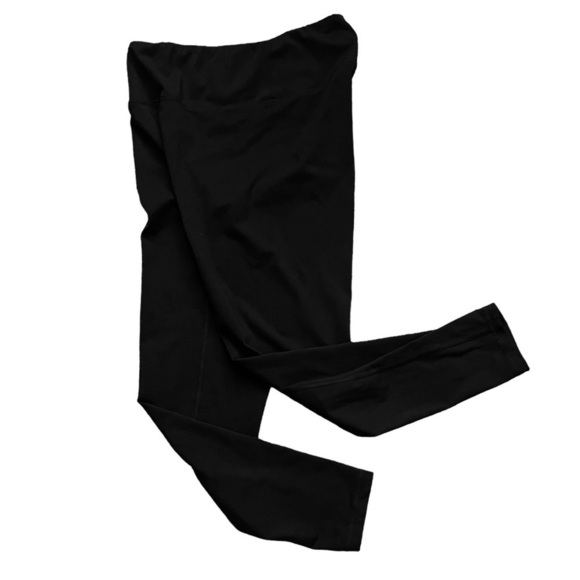 American Eagle black casual elastic tights joggers high rise Women Large - Picture 10 of 16